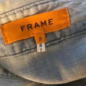 Ben Gorham x FRAME Western Denim Shirt Size XL